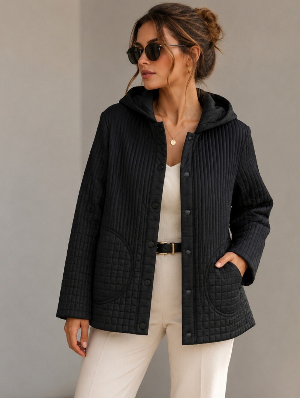 New with Tags Picadilly Quilted Hooded Jacket – Size XL